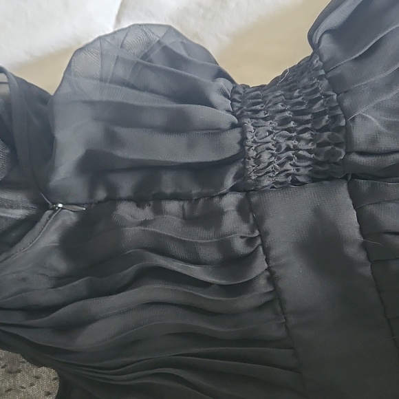 American Rag Cie Soft Tulle and Pleated Chiffon Blouse - Size Medium/M - Picture 9 of 11